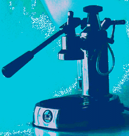 A color enhanced photograph of my la Pavoni